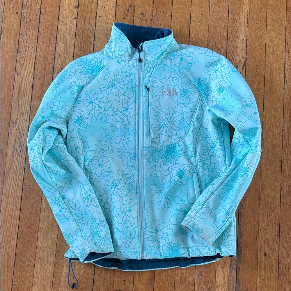 The North Face Aqua Floral Softshell Jacket